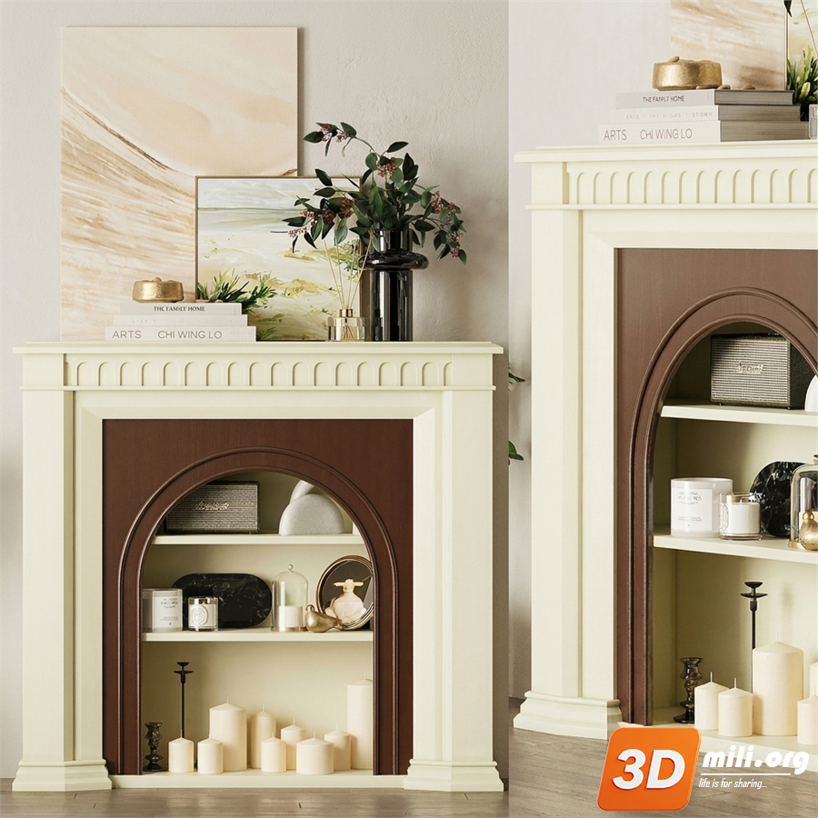 Decorative cabinet Skp Files